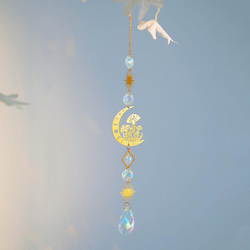 Moon Cat Crystal Sun Catcher Ornaments Decorations - Gift85