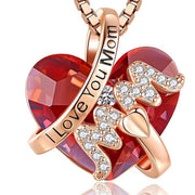 Red New Style Crystal Love MM Pendant Gift