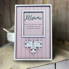 Mother's Day Wooden Crafts Photo Frame Ornament
